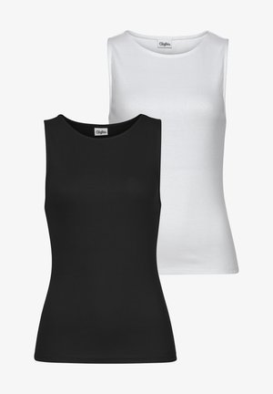 Buffalo, 2 PACK - Top - weiß schwarz