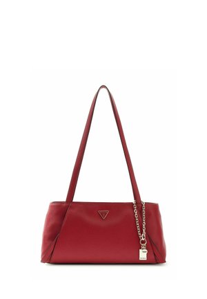 Guess, DEVON SHOULDER SATCHEL - Borsa a mano - dark cherry