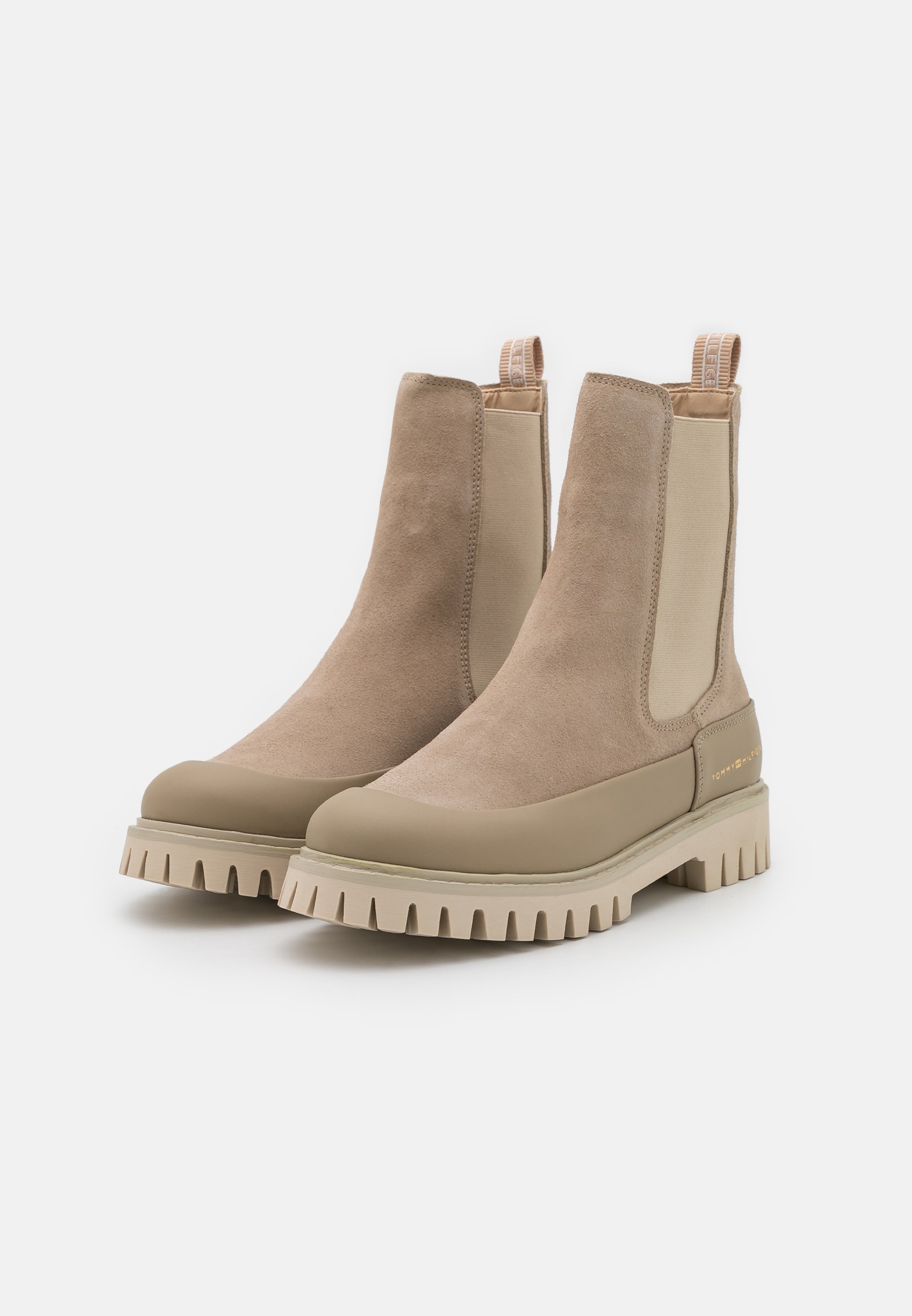 Tommy Hilfiger CASUAL CHELSEA BOOT - Korte laarzen - beige - Zalando.nl