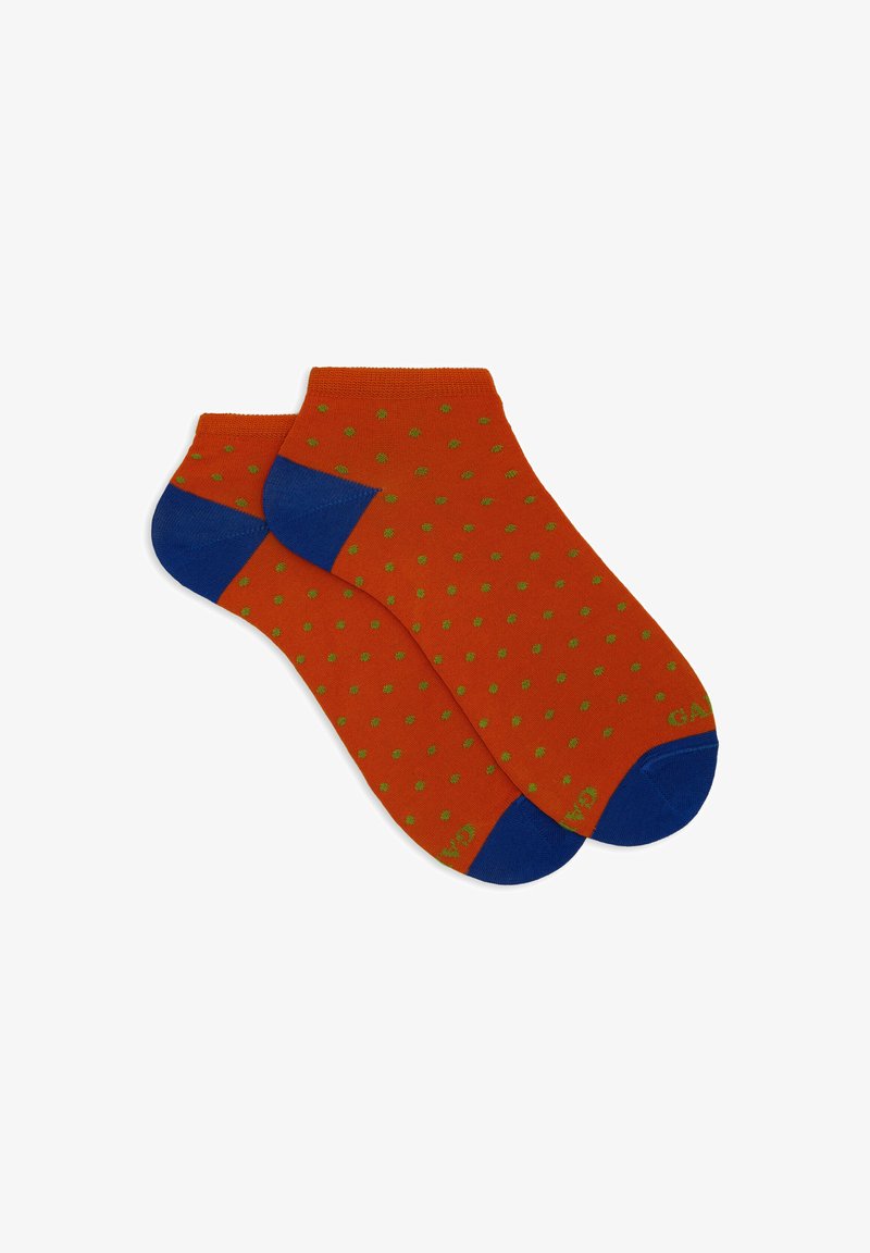 Gallo ANKLE WITH POLKA DOTS - Socken - zucca erba