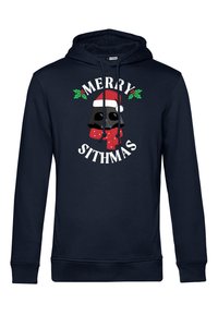Star Wars STAR WARS CLASSIC MERRY SITHMAS - Jersey con capucha - navy blue