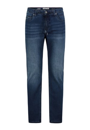 MIT USED - WASCHUNG UND TUNNELZUG - Jeans Tapered Fit - blau