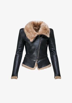 VSP, Josette - Veste en cuir - dark brown