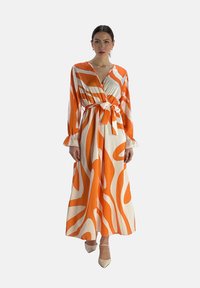 Elara Robe longue - orange