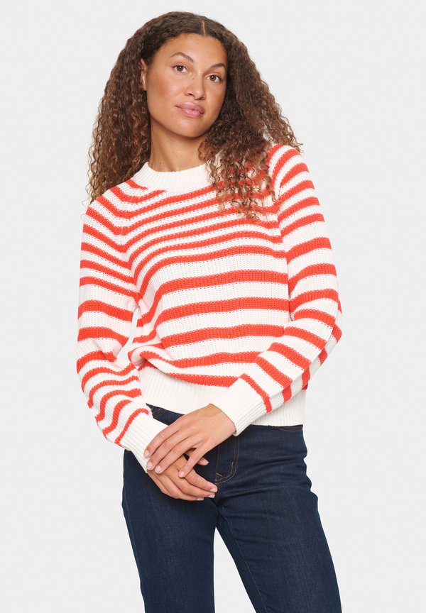 IBENMEI - Strickpullover - flame scarlet