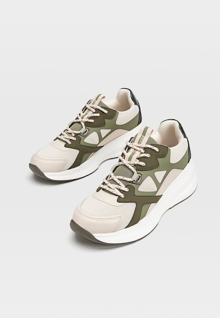 CHUNKY SPORTSCHUH MIT MAXI SOHLE UND VERSCHIEDENEN ELEMENTEN 190 Sneakers multi coloured CHUNKY SPORTSCHUH MIT MAXI SOHLE UND VERSCHIEDENEN ELEMENTEN 190 Sneakers multi coloured