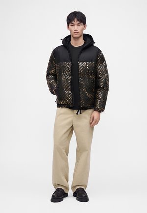 EA7 Emporio Armani, JACKET - Winterjacke - black/gold-coloured