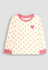 JoJo Maman Bébé HEART JERSEY PYJAMAS.  - REGULAR FIT - Pizsama szett - cream