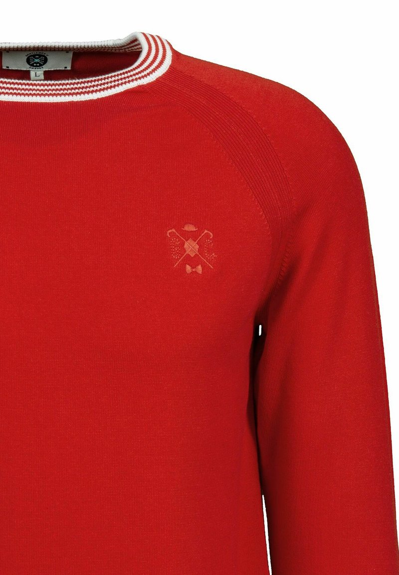 Herren Strickjacken | The Gentlemen's Corner Strickpullover red/rot - CD20344 Herren Strickjacken | The Gentlemen's Corner Strickpullover red/rot - CD20344