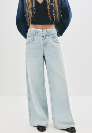 Baggy-farkut - light blue