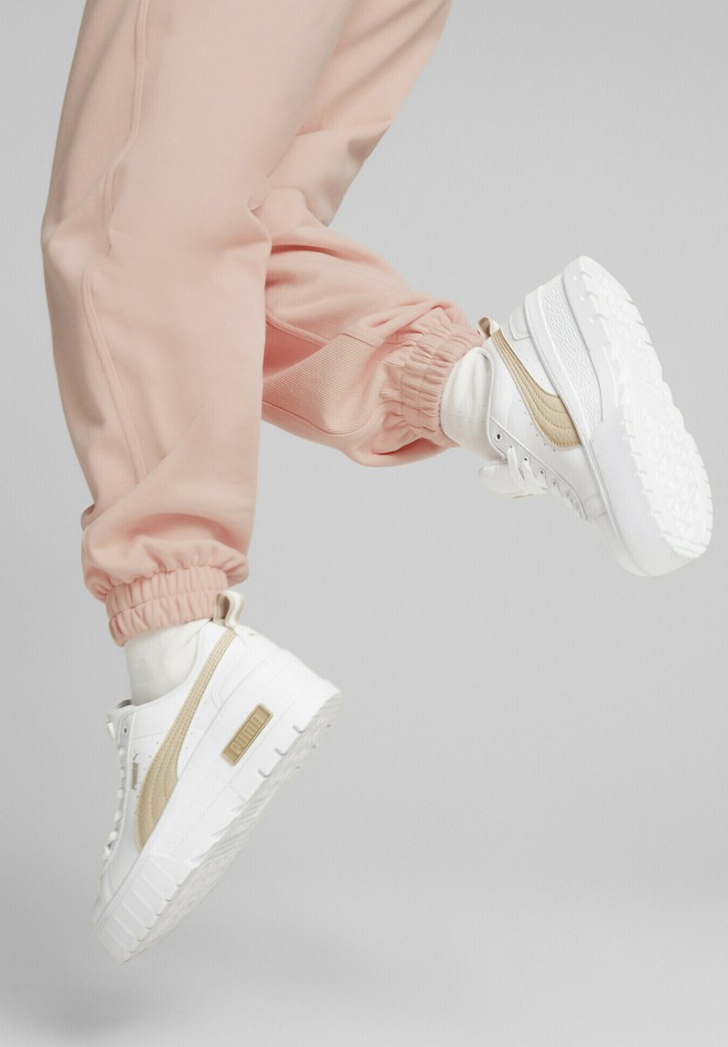 Puma MAYZE WEDGE Baskets basses white/beige/blanc ZALANDO.FR
