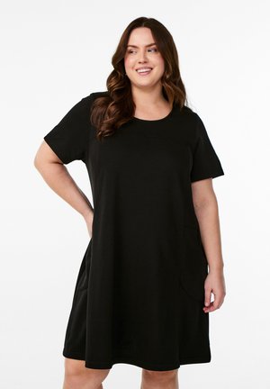 Zizzi Žerzejové šaty - black