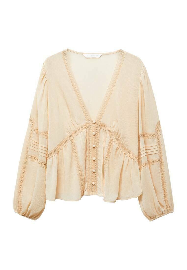 Mango Blouse beige