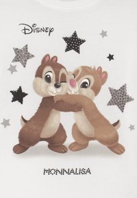 Monnalisa MICKEY & FRIENDS CHIP 'N' DALE BEST FRIENDS - Langarmshirt - panna