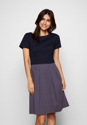 PRINTED STRETCH - Kjole - navy