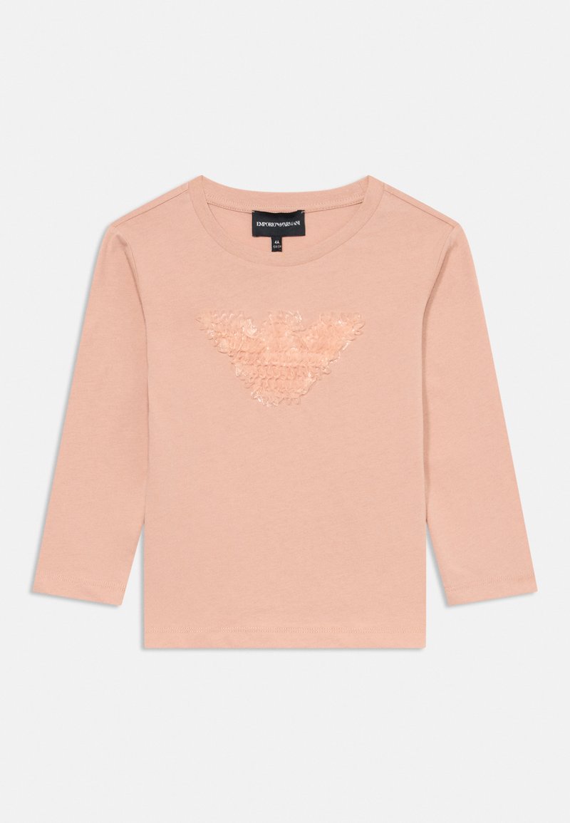 Emporio Armani Longsleeve roségoudkleurig
