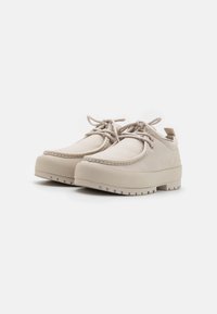 Calvin Klein Jeans LUGGED HYBRID APRON LACEUP - Stringate sportive - triple eggshell