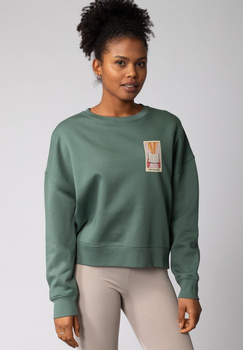 watapparel TAROT THE READER - Sweater - green bay