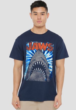 Universal Studios, JAWS OCEAN TIE DYE - Print T-shirt - dark blue