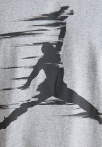 Jordan CREW - Apdrukāts T-krekls - carbon heather/black