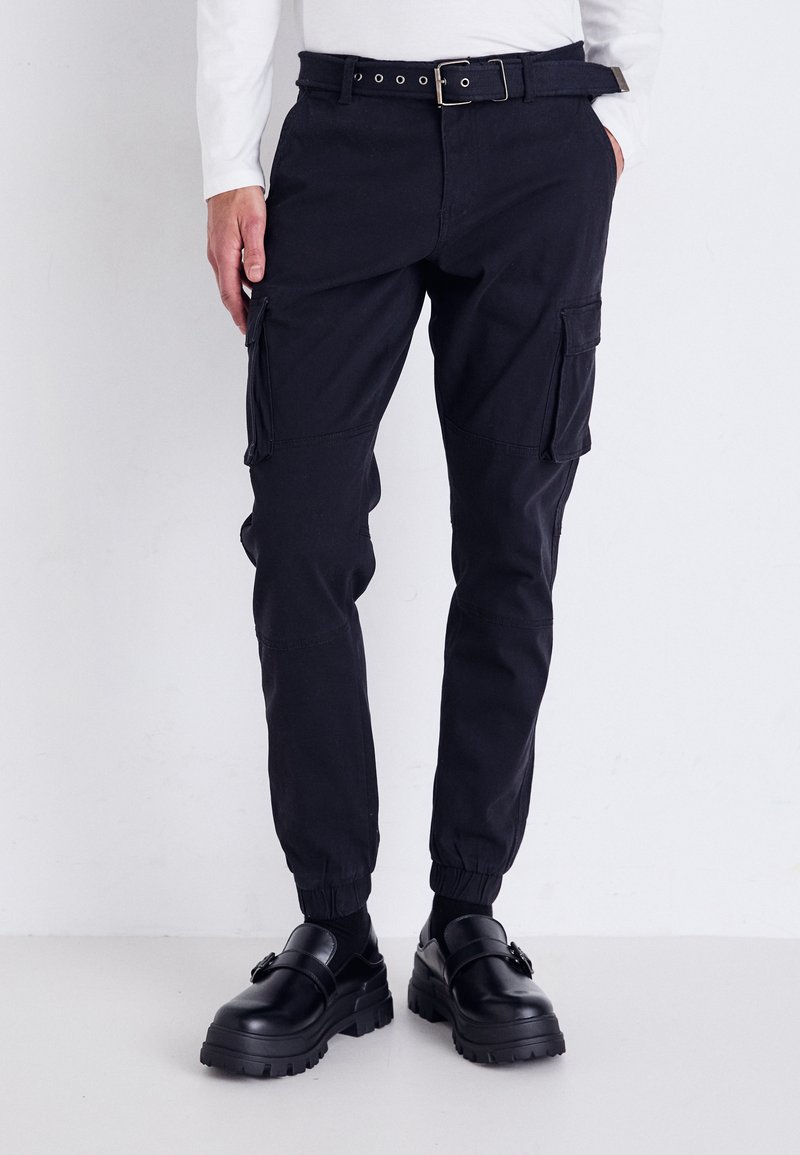 Only & Sons ONSCAM STAGE BELT PANT LIFE - Kapsáče - black