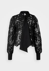 VMEDA SHORT BOW SHIRT  - Pusero - black