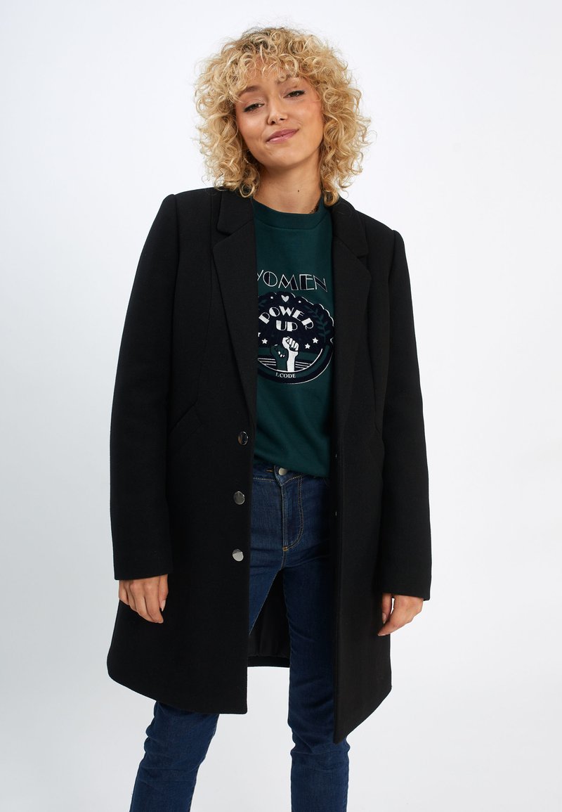 I.Code by IKKS WITH REMOVABLE  - Manteau classique - black