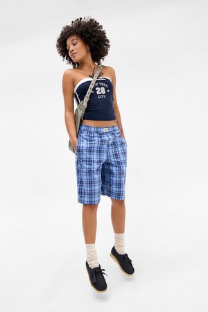 SPORTY BANDEAU - Tops - navy