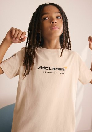 Next, REGULAR FIT - SINGLE SHORT PYJAMAS SET - Nattøj sæt - black ecru mclaren