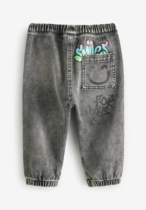 Next GRAFFITI - Relaxed fit jeans - black denim