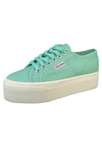 Superga 2790-COTW LINEA UP AND DOWN LOW TOP zielony