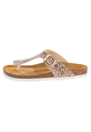 KOS - Sandaler m/ tåsplit - ornament rosa
