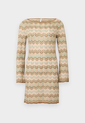 ONLY, ONLASTER BOATNECK - Φόρεμα-πουλόβερ - light brown