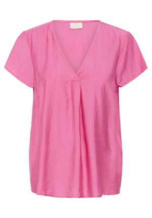 Kaffe, KALUI SHORT SLEEVE - Blouse - azalea pink cc