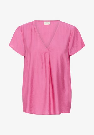 Kaffe, KALUI SHORT SLEEVE - Blouse - azalea pink cc