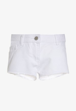 FRAYED HEM - Short en jean - white