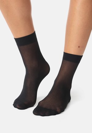 NUR DIE, 16-PACK SÖCKCHEN 30 DEN - Calcetines - schwarz