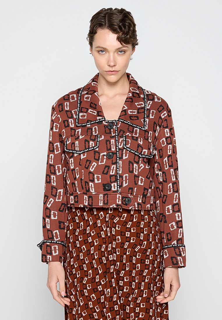 Diane von Furstenberg Lichte jas meerkleurig