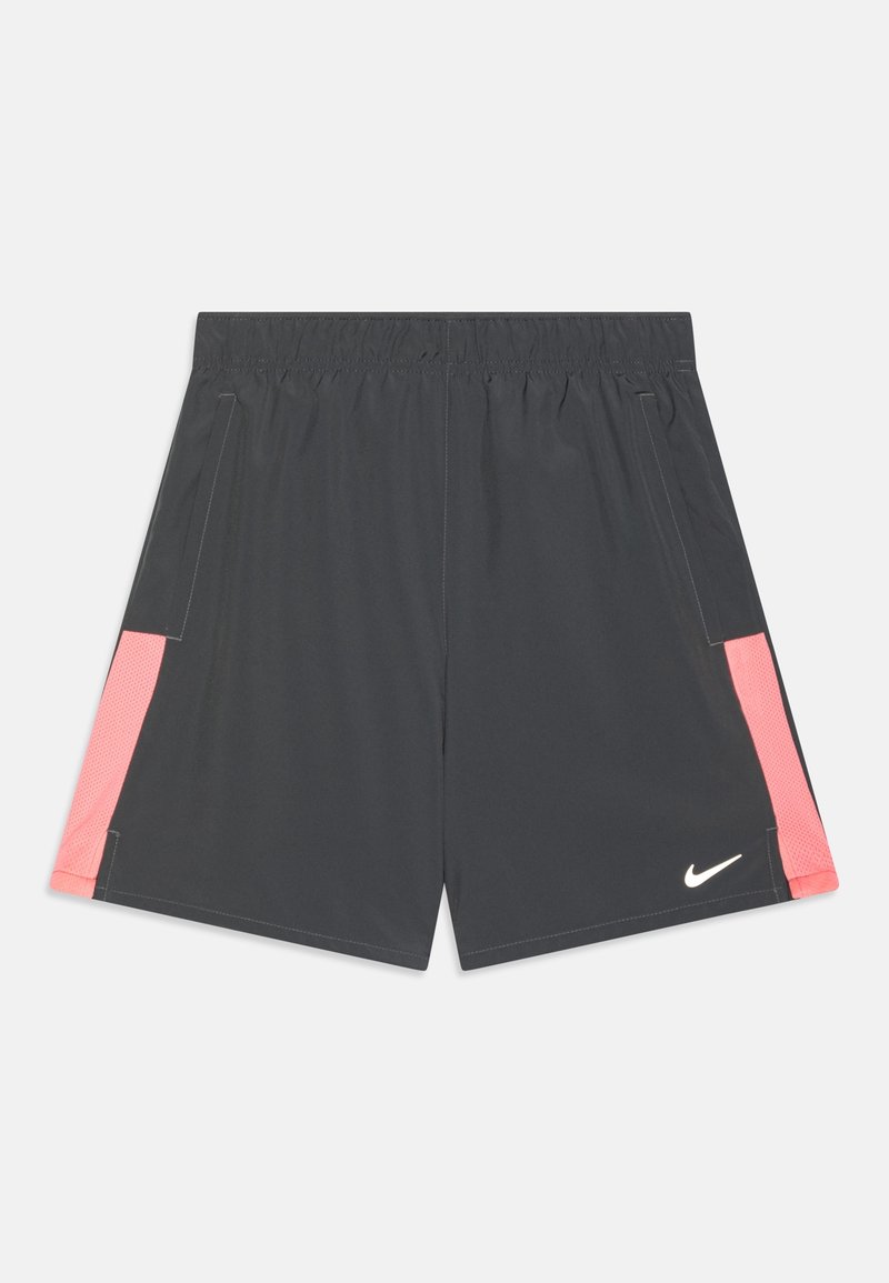 Nike Performance CHALLENGER UNISEX - Pantalón corto de deporte - iron grey/sunset pulse/reflective silver