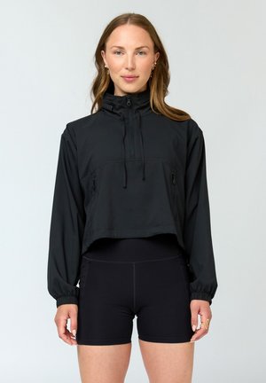Girlfriend Collective HUMMINGBIRD HALF ZIP - Windbreaker - black