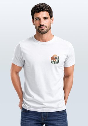 Neverless, T-Shirt print - weiß