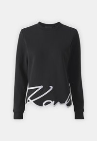 SIGNATURE HEM - Športni pulover - black