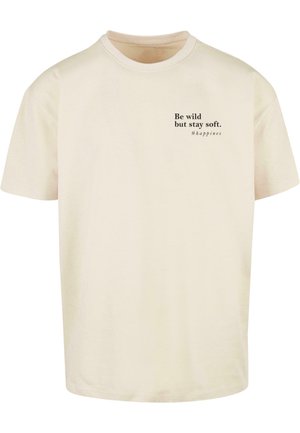 Merchcode, HAPPINES HEAVY  TEE - T-shirt z nadrukiem