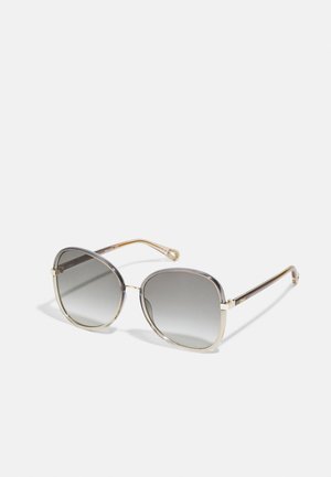 FRANKY OVERSIZED ROUND ACETATE SUNGLASSES - Lunettes de soleil - grey