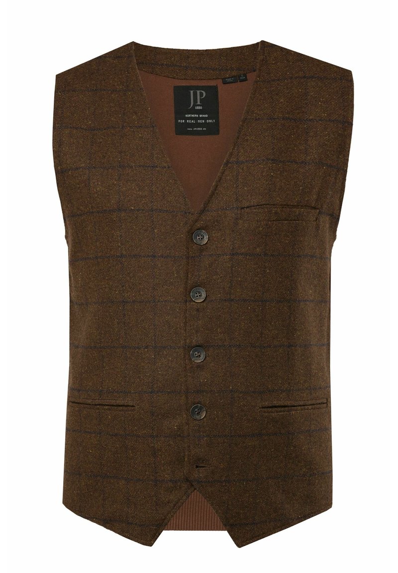 JP1880 Gilet de costume dark caramel/marron