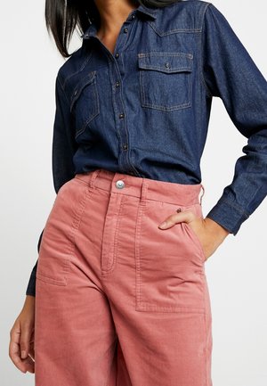 Skjortebluser - dark-blue denim