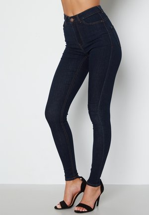 AMY PUSH UP JEANS - Skinny-Farkut - dark-blue denim