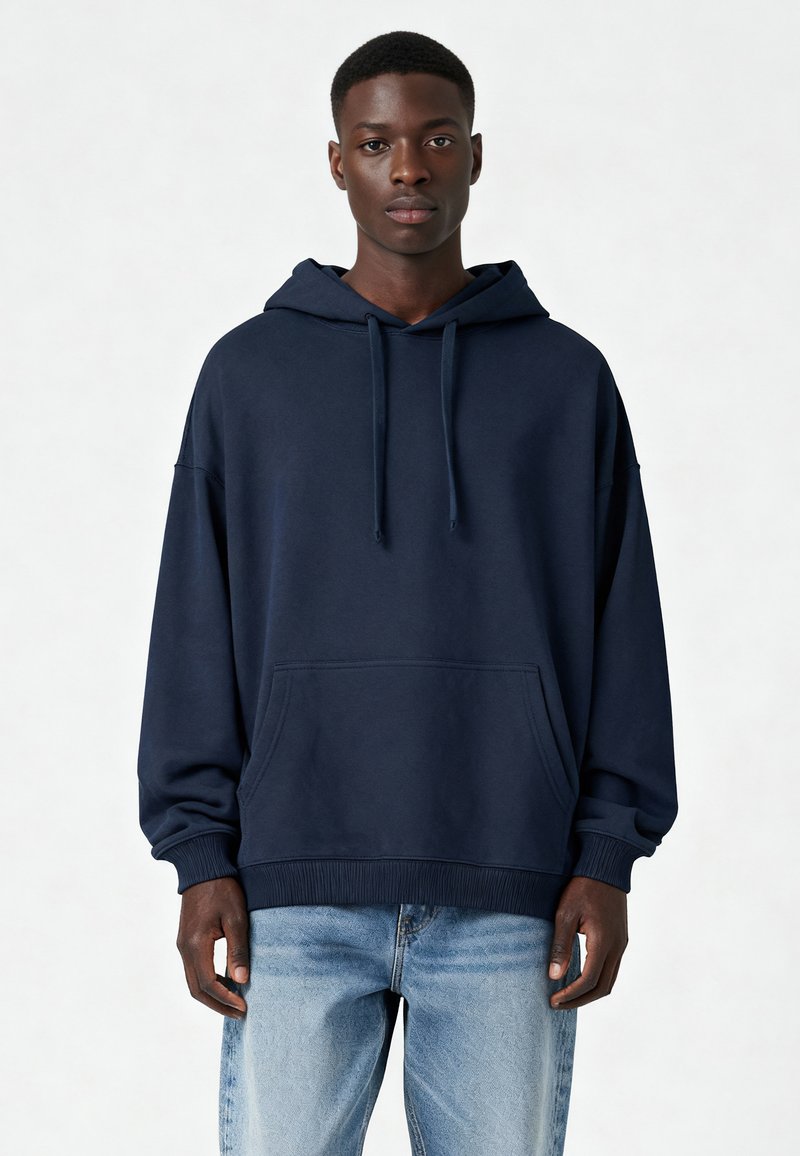 ANIME 176 Sweat à capuche unisexe en coton mélangé noir