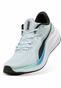 Puma SKYROCKET LITE 2 UNISEX - Scarpe da allenamento - sea glass black speed blue mint melt- silver