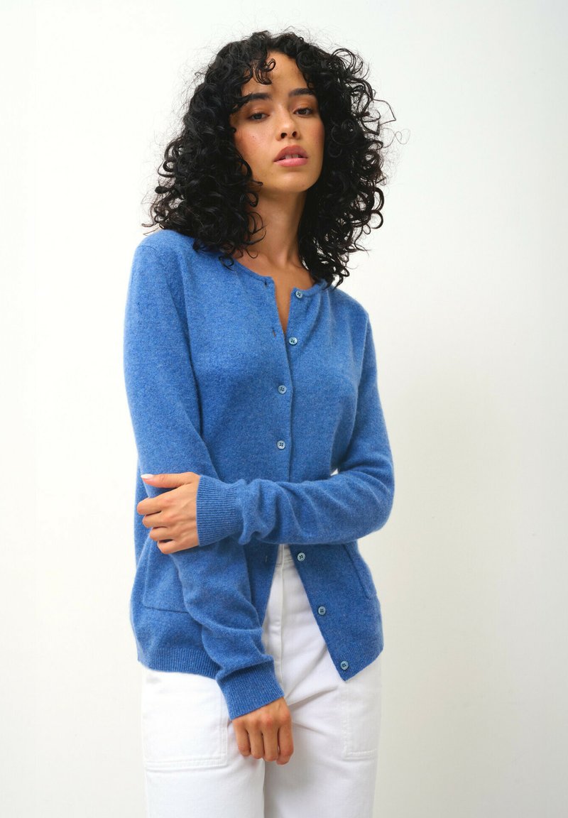Authentic Cashmere CARON - Kardigan - denim blue